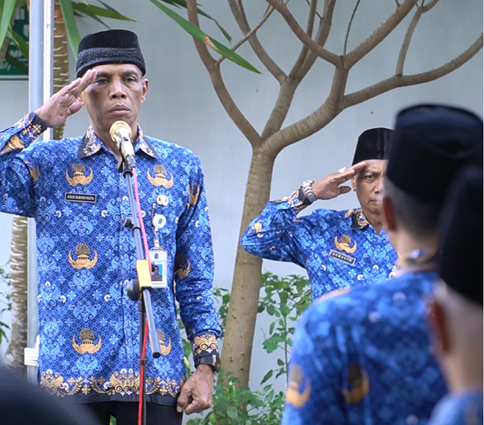Upacara Hari Kesaktian Pancasila di Dinas Pendidikan Kabupaten Gunungkidul