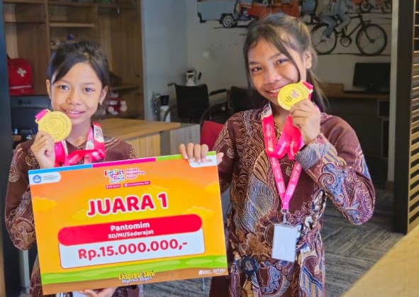 SISWI SDN SELANG WONOSARI RAIH JUARA 1 NASIONAL LOMBA PANTOMIM FLS3N DIKDAS 2025