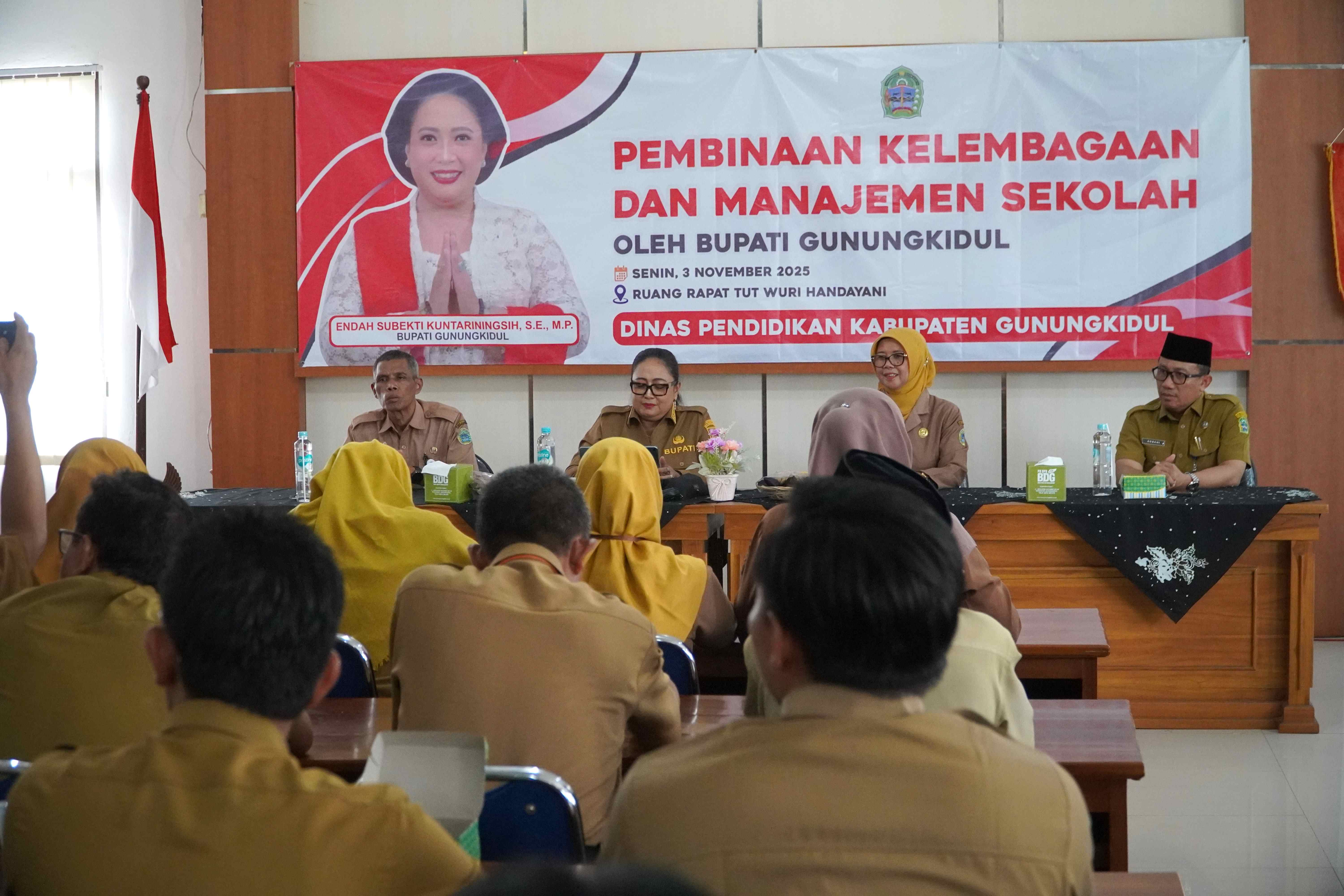 Bupati Gunungkidul komitmen beri dukungan penuh dalam Pembinaan Kepala Sekolah