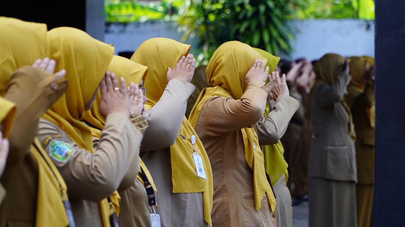 Dinas Pendidikan Gunungkidul Gelar Apel Peringatan Hari Ibu Ke-97 Tahun 2025