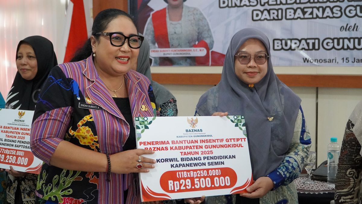Bupati Gunungkidul Salurkan Insentif bagi 1.504 GTT-PTT