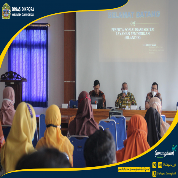 Gambar Sosialisasi Sistem Informasi Layanan Pendidikan (Silandik) tahun 2021