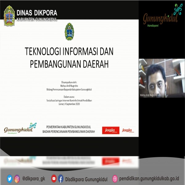 Gambar SOSIALISASI JARINGAN INTERNET KOMINFO UNTUK PENDIDIKAN MELALUI GOOGLE MEET