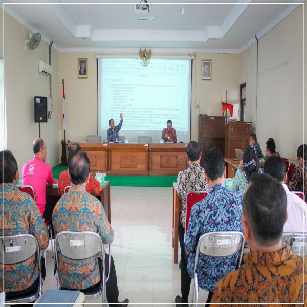 Gambar Rapat Kerja Pimpinan Disdikpora Gunungkidul