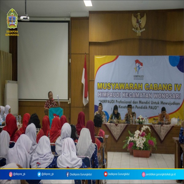 Gambar MUSYAWARAH CABANG IV HIMPAUDI KECAMATAN WONOSARI TAHUN 2019