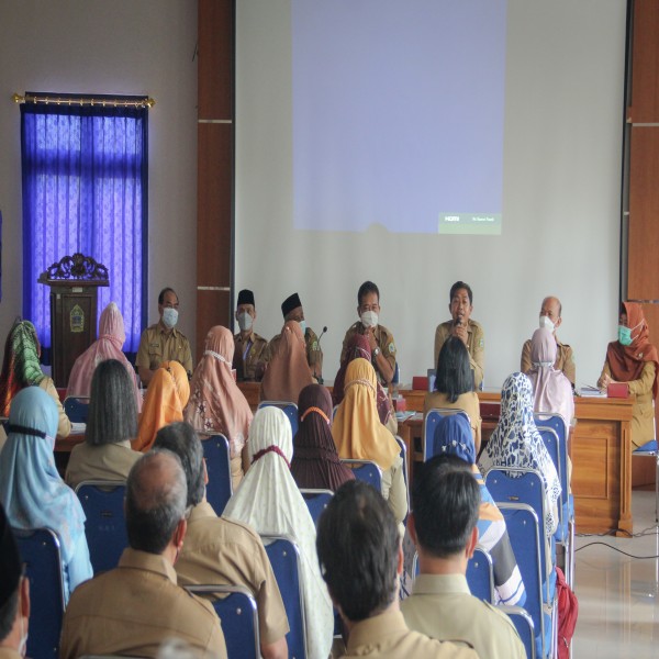 Gambar Perkenalan Plt. Kepala dan Sosialisasi Program Kerja Bidang SMP Dinas Pendidikan  Kabupaten Gunungkidul